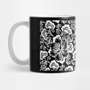 Paisley Fullprint BATIK Bali Flowers Mug